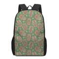 Indian Hamsa Pattern Print 17 Inch Backpack