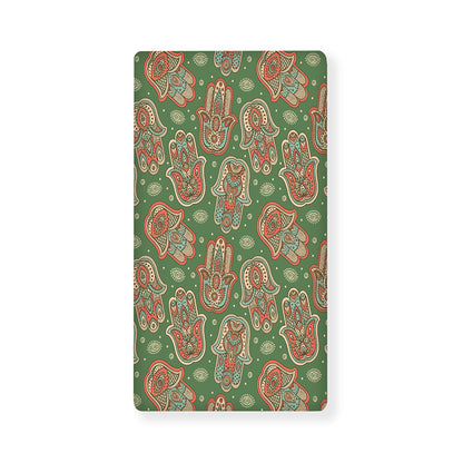 Indian Hamsa Pattern Print Baby Crib Sheet
