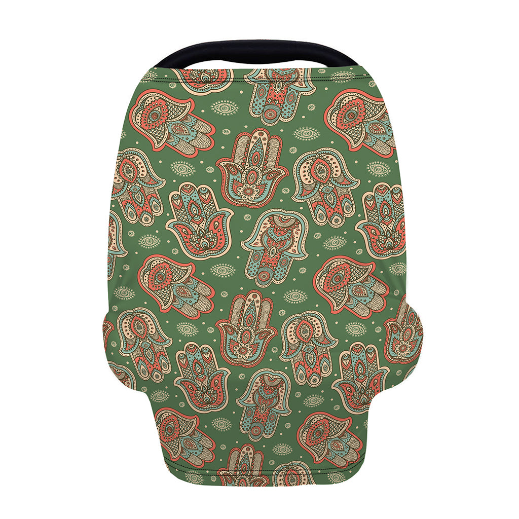 Indian Hamsa Pattern Print Baby Seat Cover