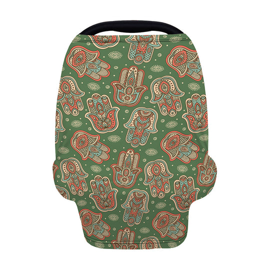 Indian Hamsa Pattern Print Baby Seat Cover