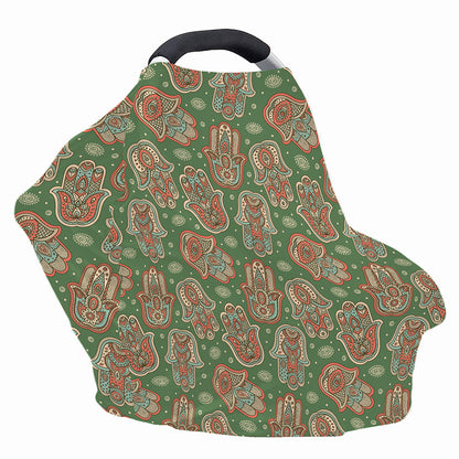 Indian Hamsa Pattern Print Baby Seat Cover
