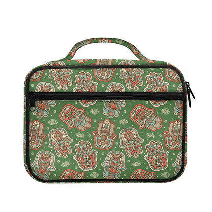 Indian Hamsa Pattern Print Briefcase Bible Bag