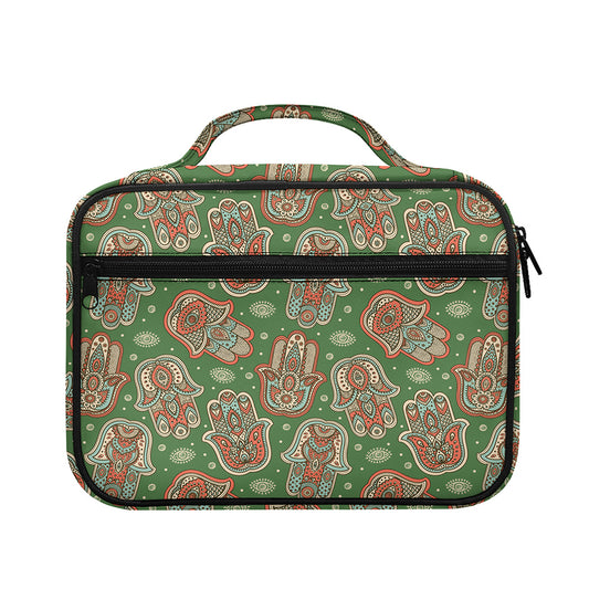 Indian Hamsa Pattern Print Briefcase Bible Bag