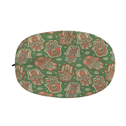 Indian Hamsa Pattern Print Car Side Mirror Covers
