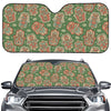 Indian Hamsa Pattern Print Car Windshield Sun Shade