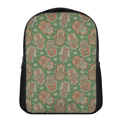 Indian Hamsa Pattern Print Casual Backpack