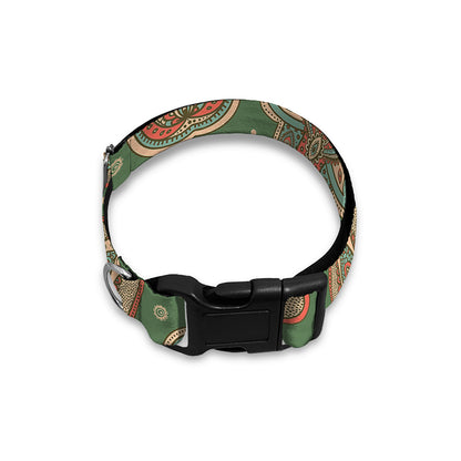 Indian Hamsa Pattern Print Dog Collar