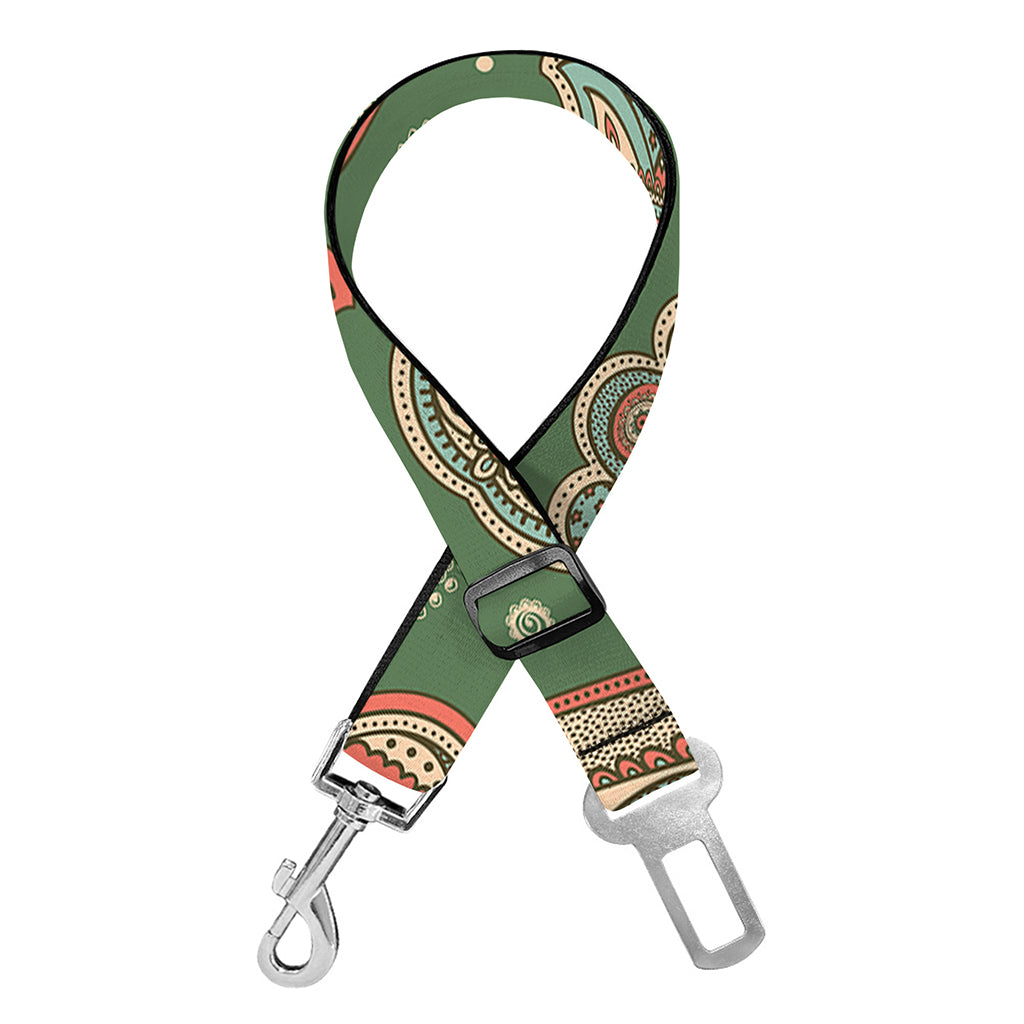 Indian Hamsa Pattern Print Dog Seat Belt