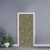 Indian Hamsa Pattern Print Door Sticker