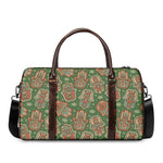 Indian Hamsa Pattern Print Duffle Bag
