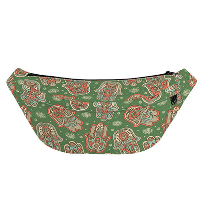Indian Hamsa Pattern Print Fanny Pack