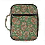 Indian Hamsa Pattern Print Front Pocket Bible Bag