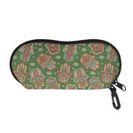 Indian Hamsa Pattern Print Glasses Case