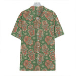 Indian Hamsa Pattern Print Hawaiian Shirt
