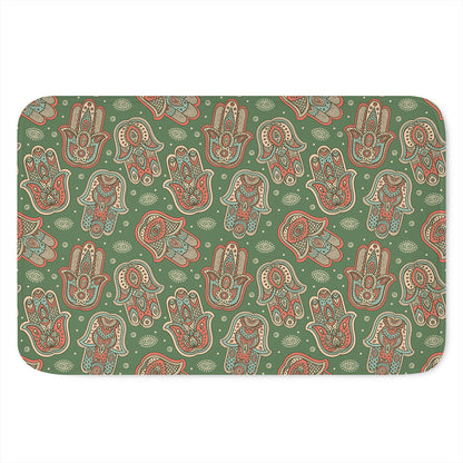 Indian Hamsa Pattern Print Indoor Door Mat