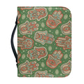 Indian Hamsa Pattern Print Leather Bible Cover