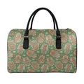 Indian Hamsa Pattern Print Leather Duffel Bag