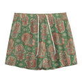 Indian Hamsa Pattern Print Mesh Shorts