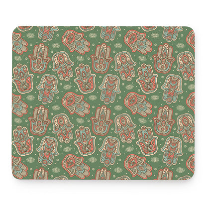 Indian Hamsa Pattern Print Mouse Pad