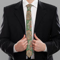 Indian Hamsa Pattern Print Necktie