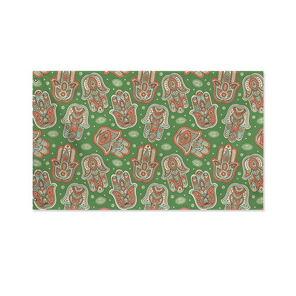 Indian Hamsa Pattern Print Polyester Flag