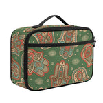 Indian Hamsa Pattern Print Portable Lunch Bag