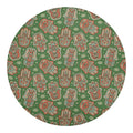 Indian Hamsa Pattern Print Round Blanket