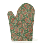 Indian Hamsa Pattern Print Single Oven Mitt