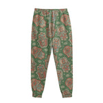 Indian Hamsa Pattern Print Sweatpants