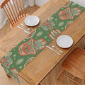 Indian Hamsa Pattern Print Table Runner