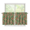 Indian Hamsa Pattern Print Tier Curtains