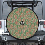 Indian Hamsa Pattern Print Tire Cover With Camera Hole