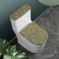 Indian Hamsa Pattern Print Toilet Lid And Tank Cover Set
