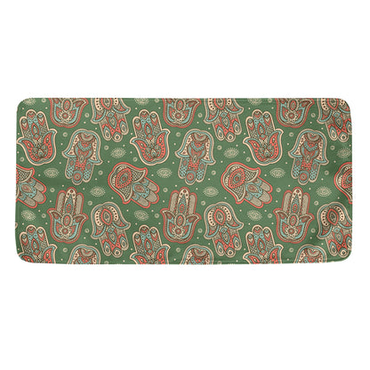 Indian Hamsa Pattern Print Towel