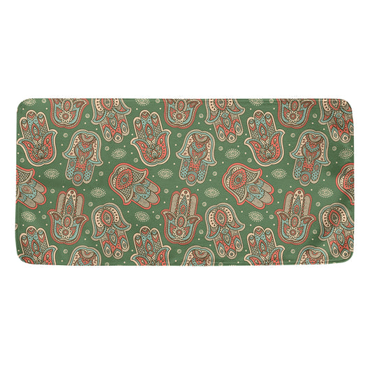 Indian Hamsa Pattern Print Towel