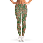 Indian Hamsa Pattern Print Women's Leggings