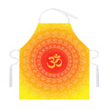 Indian Om Sign Print Adjustable Apron