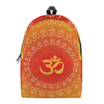 Indian Om Sign Print Backpack