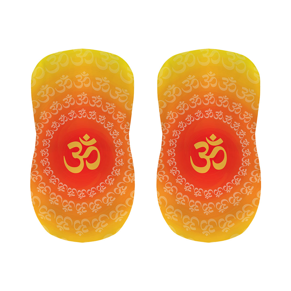 Indian Om Sign Print Bar Stool Covers