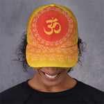 Indian Om Sign Print Baseball Cap