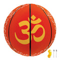 Indian Om Sign Print Basketball