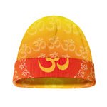 Indian Om Sign Print Beanie