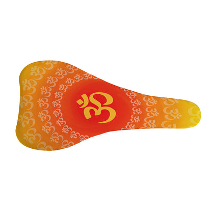 Indian Om Sign Print Bicycle Seat Cover