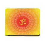 Indian Om Sign Print Bifold Wallet