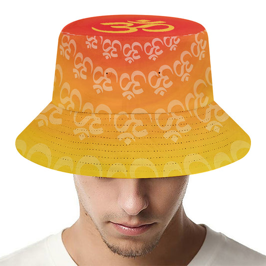 Indian Om Sign Print Bucket Hat