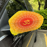 Indian Om Sign Print Car Side Mirror Covers