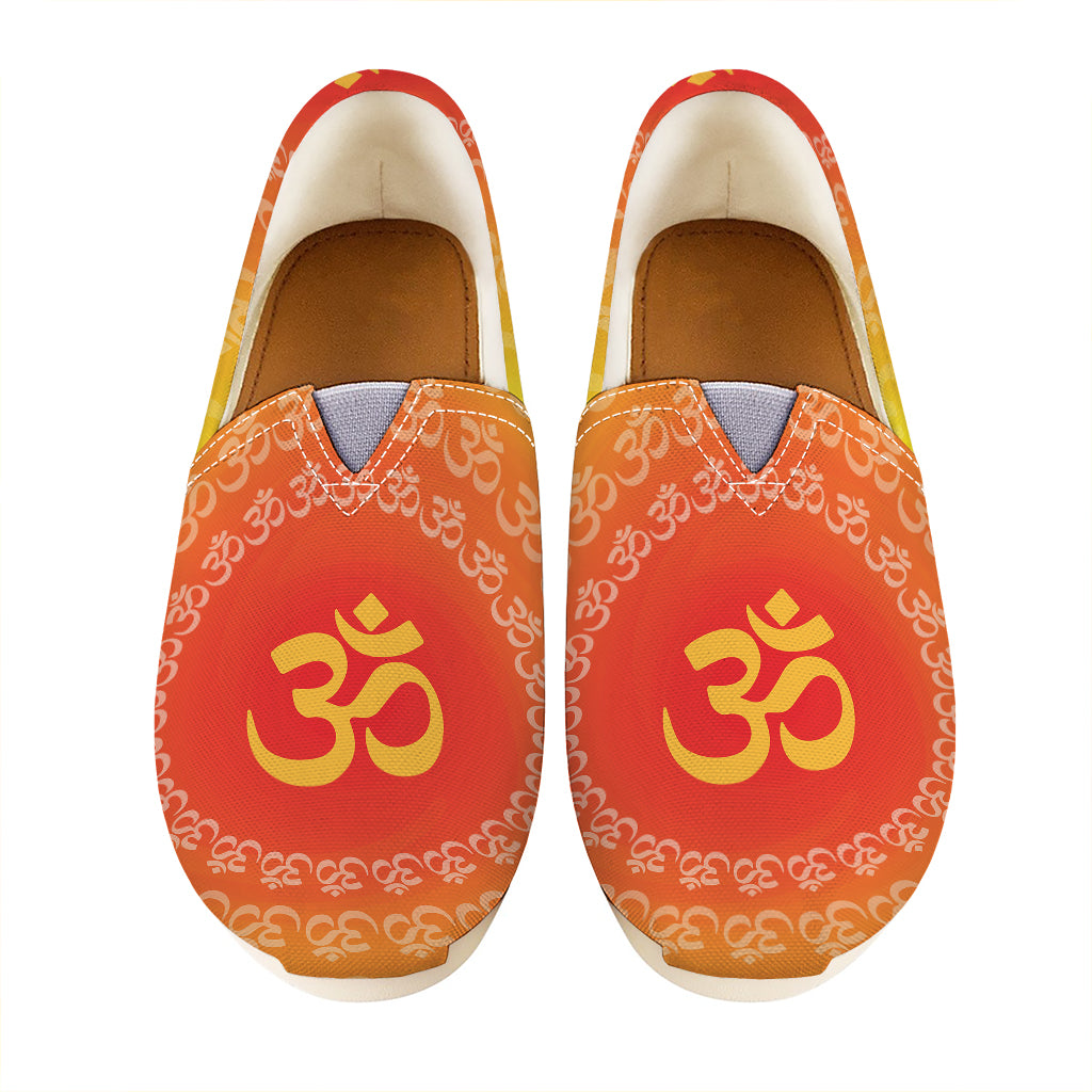 Indian Om Sign Print Casual Shoes