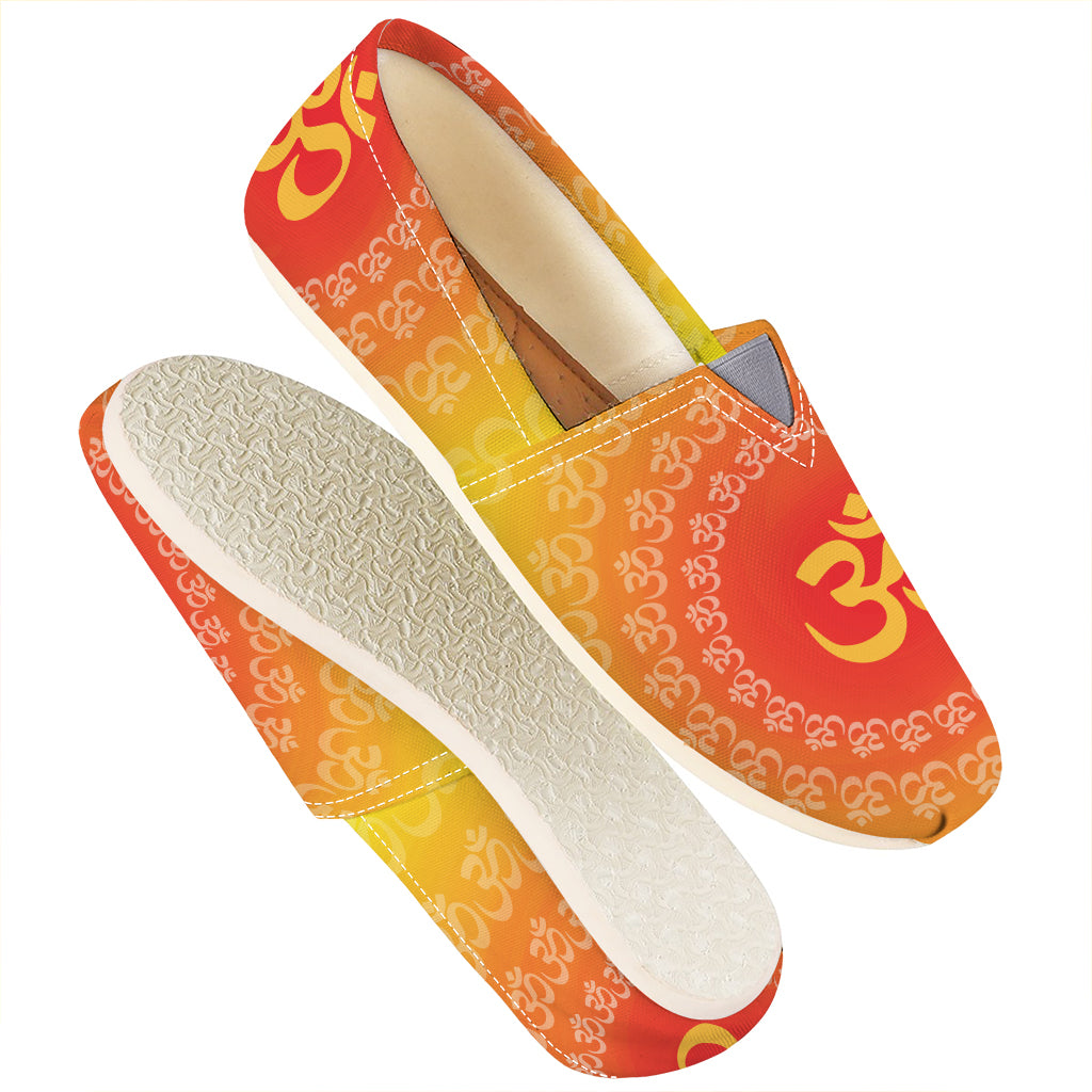 Indian Om Sign Print Casual Shoes