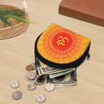 Indian Om Sign Print Coin Purse