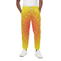 Indian Om Sign Print Cotton Sweatpants